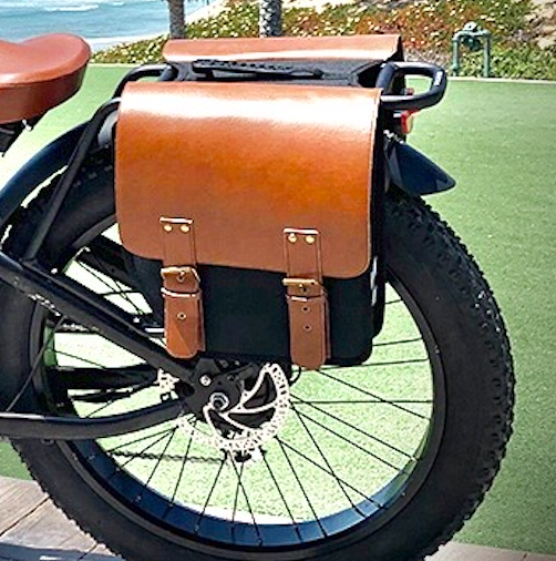 Sacoche De Selle Vélo Aspect Cuir Écologique - Léger Et Imperméable Cicli Bonin