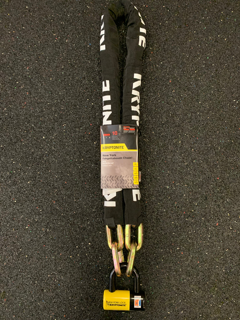 KRYPTONITE Fahgettaboudit chain & NY Disc lock